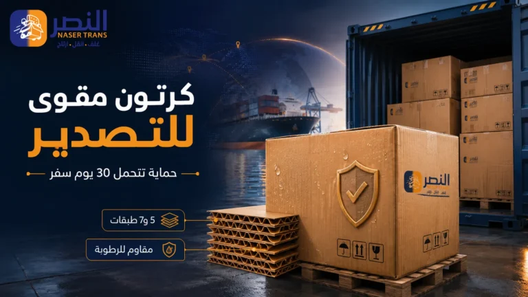 إيه اللي بيخلي الكرتون مناسب للتصدير والشحن الدولي؟
