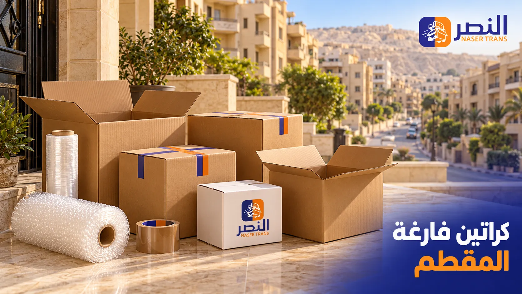 كراتين فارغة المقطم من مقر النصر في الهضبة الوسطى